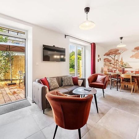Le Rocher- Belle Maison De Charme -Jardin/Parking Канкаль Экстерьер фото
